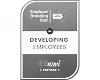 Badge with speech bubbles and text 'Developing Employees' from The Morgan Foundation