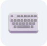 A keyboard icon