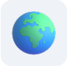 A globe icon