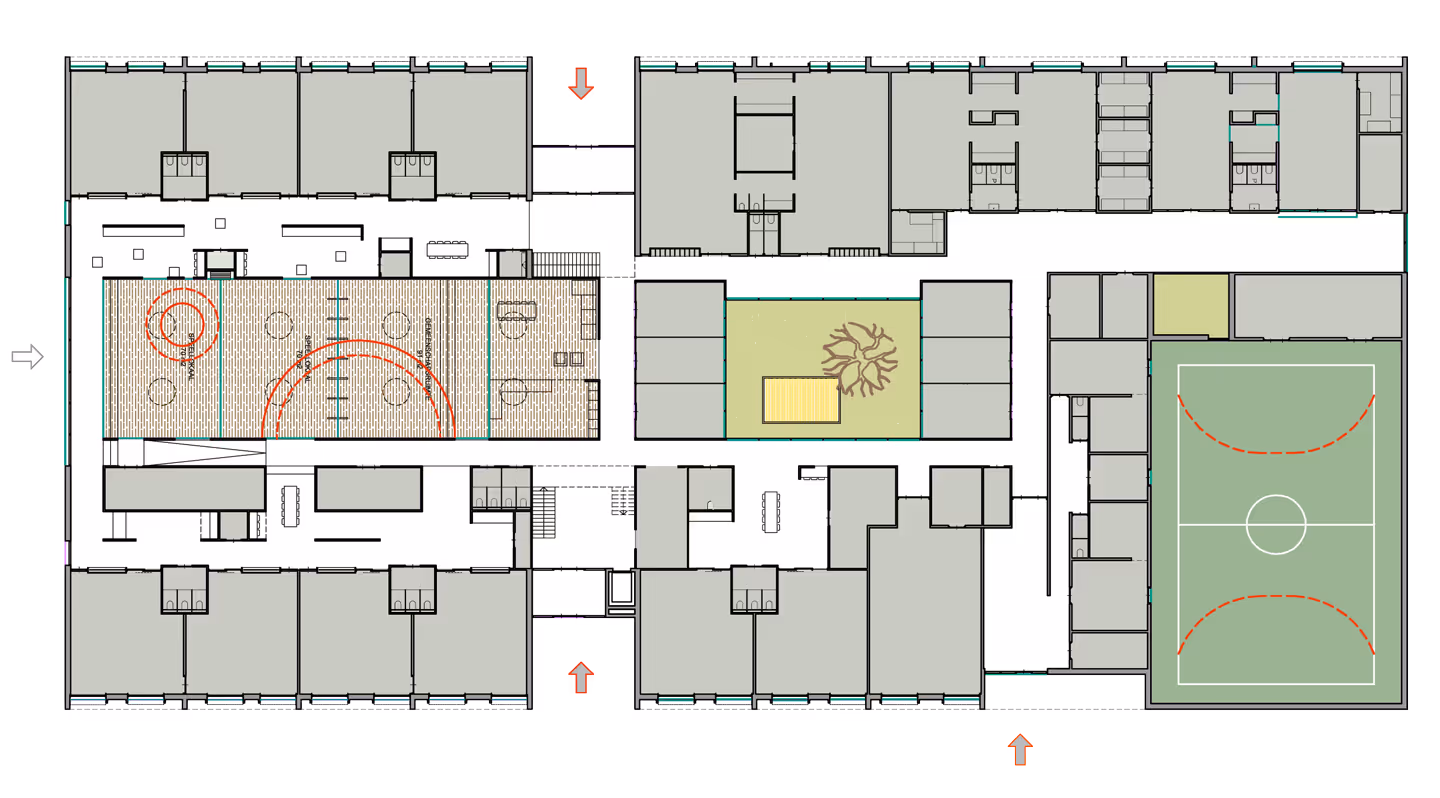 SVP_De_Rhijnsberg_brede_school_Heerde_plattegond_Begane_grond