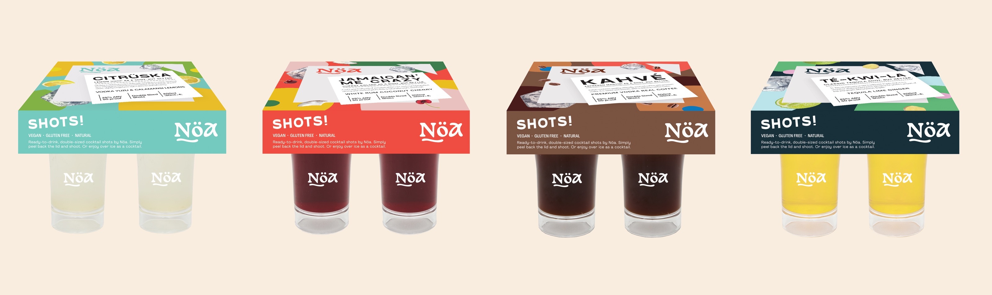 Nöa Beverages | Premium Shots