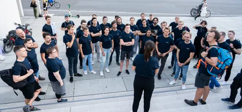 Upvest office team members photo