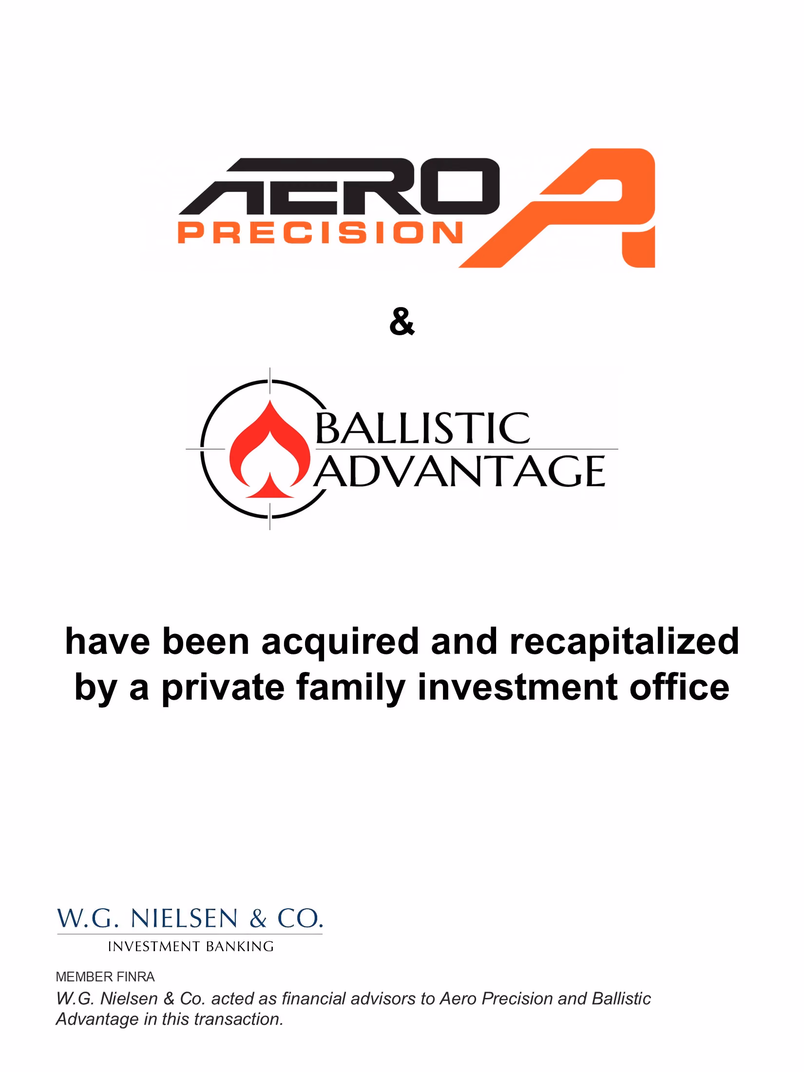 Advised Aero Precision Acquisition