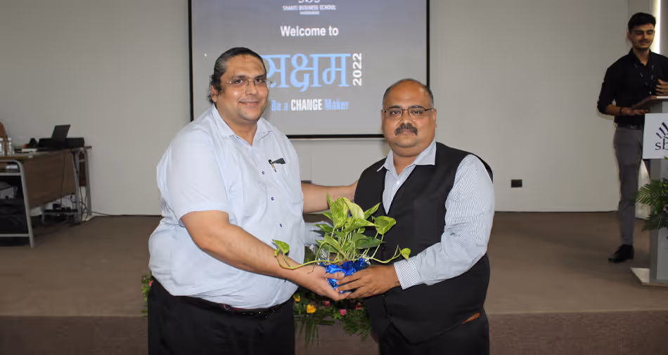 "Saksham-2022” of 13th batch of PGDM at Shanti Business School (SBS)