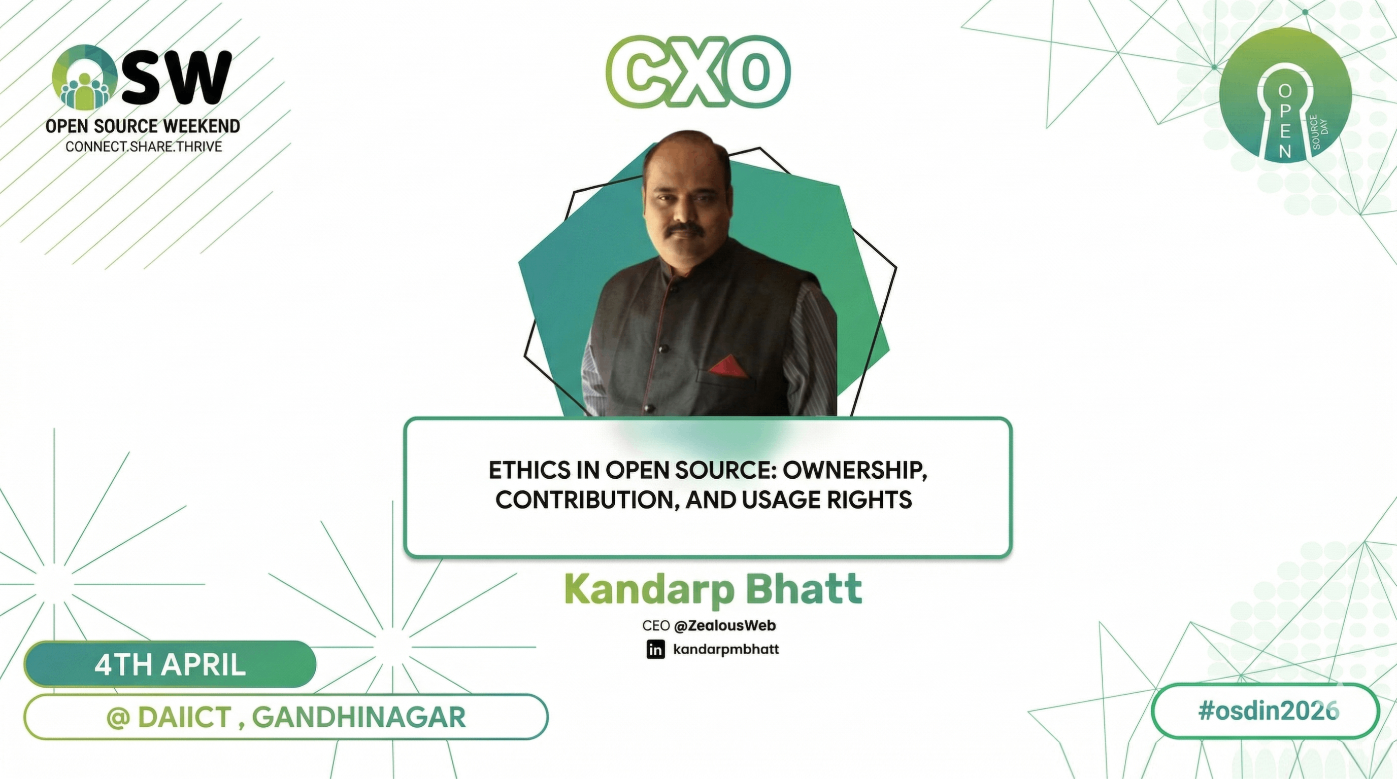 CXO Panel Discussion: Kandarp Bhatt on Navigating Legal and Ethical Boundaries in Open Source