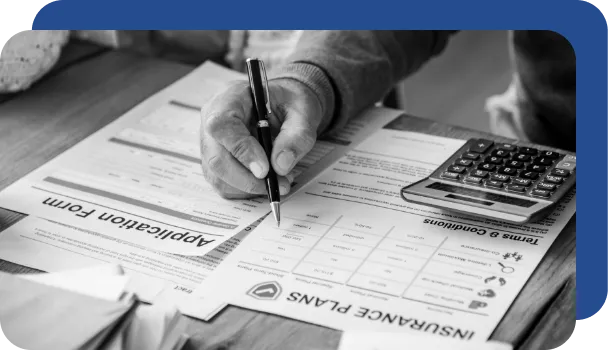 A professional assessed documents as part of a risk management process.