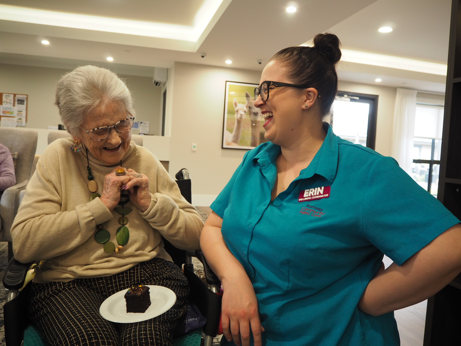 Resident and wellbeing coordinator at Romsey Community Aged Care