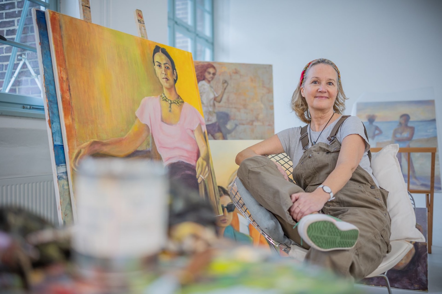 Kerstin Sager: Vom Tenniscourt zur Leinwand