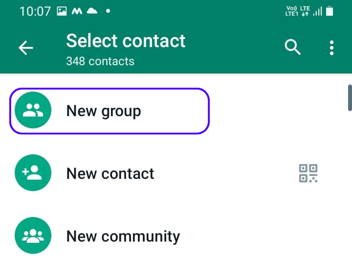 how to set up a new WhatsApp group on Android