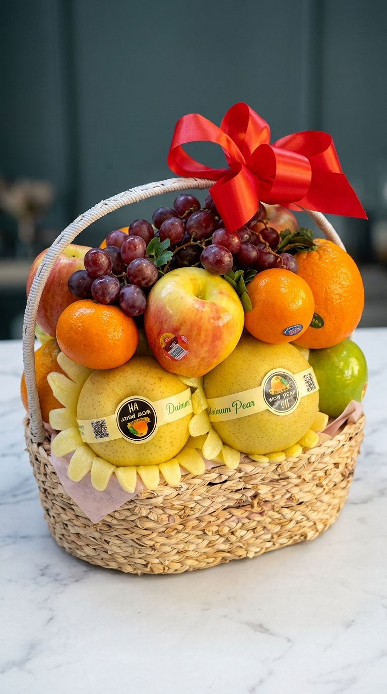 Giỏ Hoa Quả Tặng Sinh Nhật 812