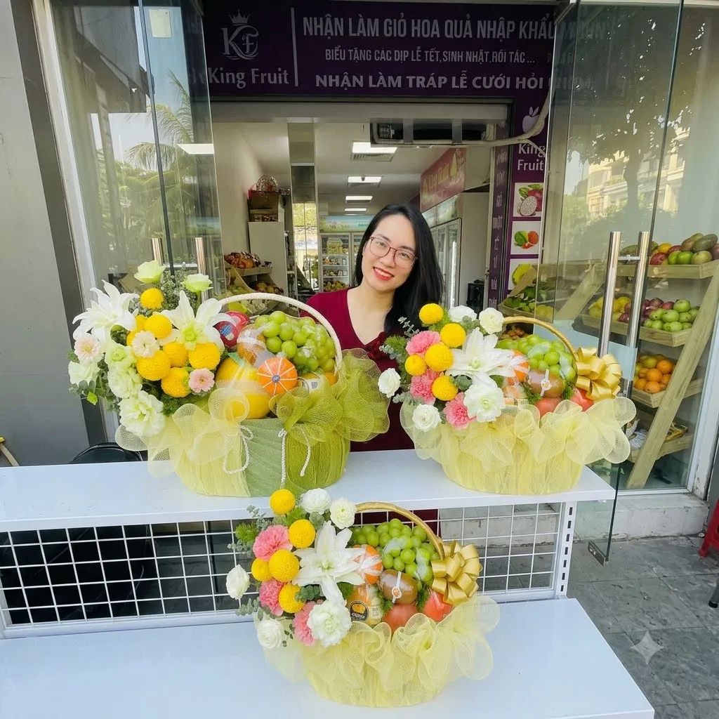 Giỏ hoa quả, giỏ trái cây nhập khẩu của King Fruit