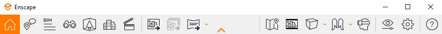 The Enscape Viewport Toolbar