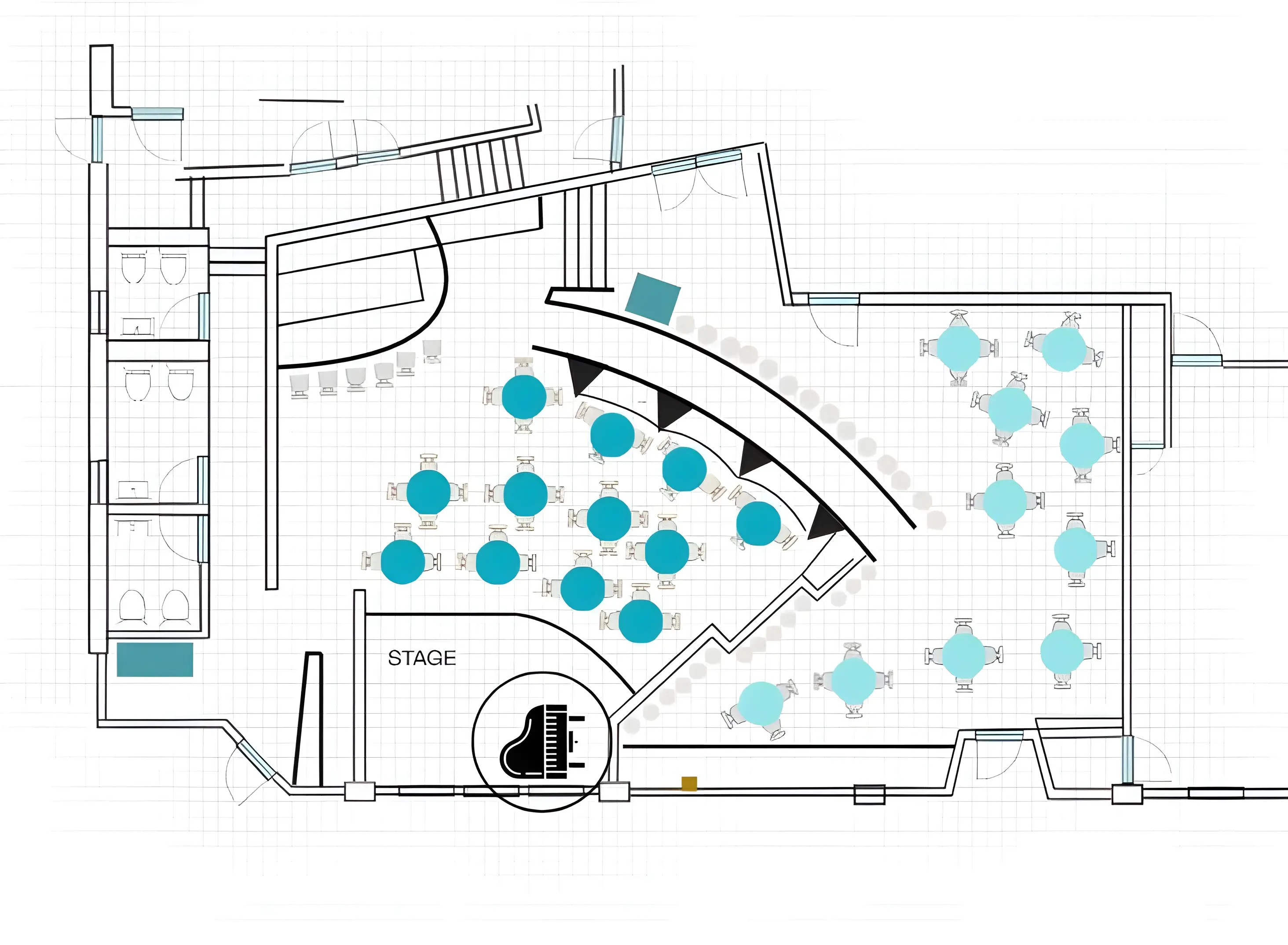 Detailed map of the Blue Room