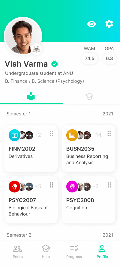 A demonstration of the app on an iPhone