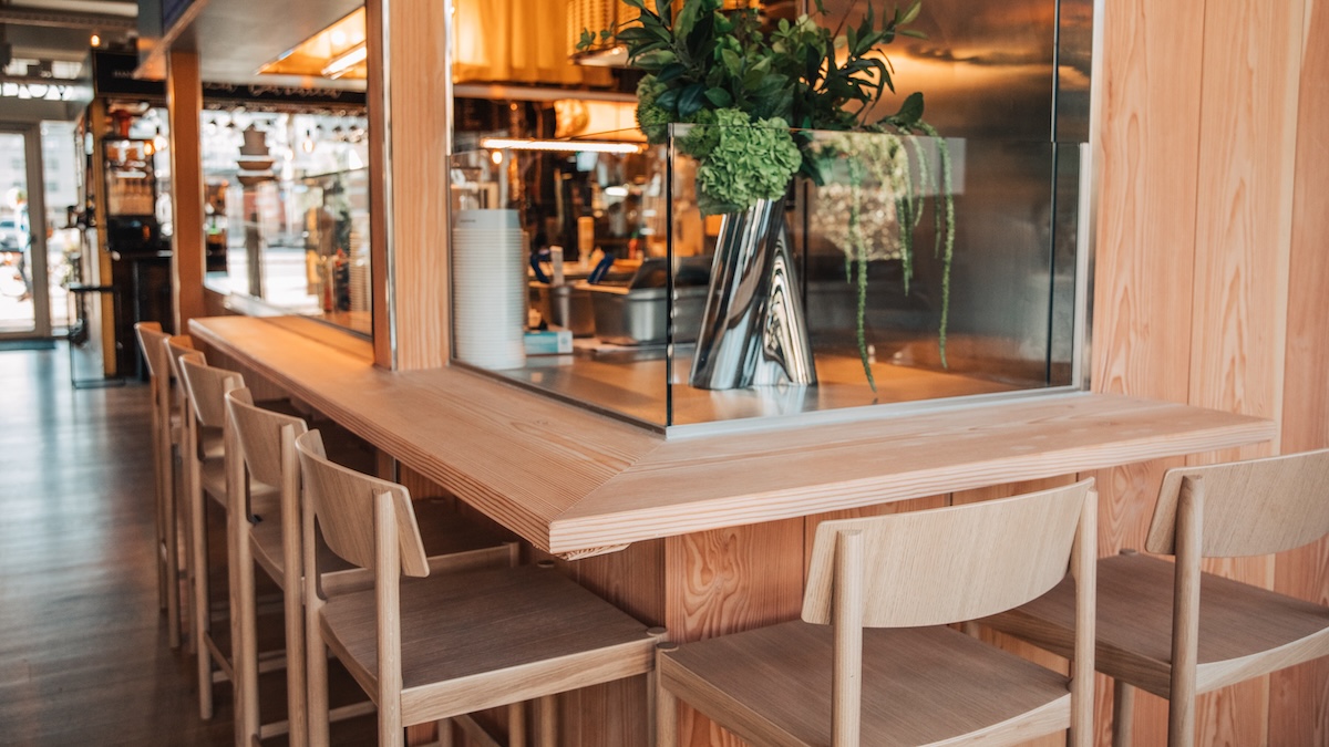 Vores bod i Tivoli Food Hall hvor vi serverer friske poké bowls