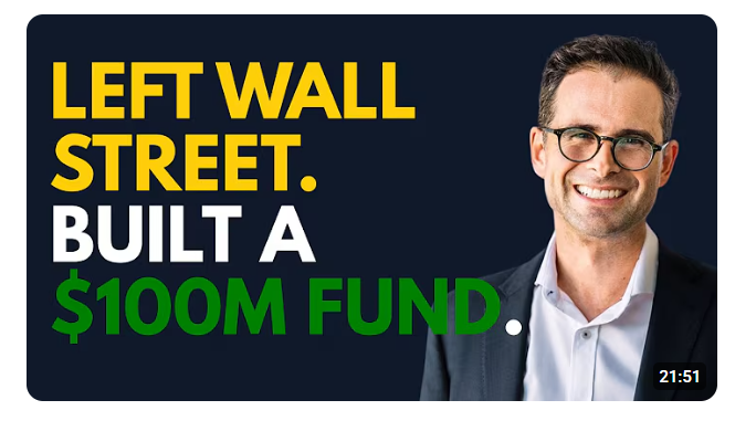 Why I Left Wall Street to Build a $100M Fund on the Beach