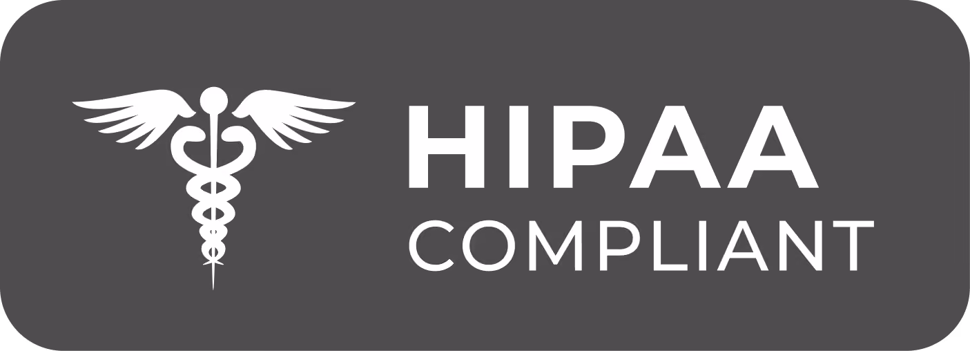 HIPAA compliancy logo.