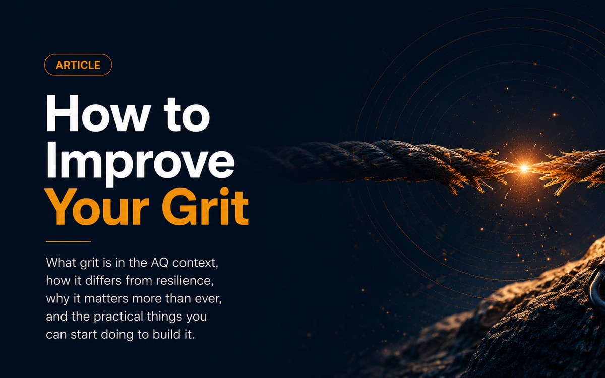 How to Improve Your Grit