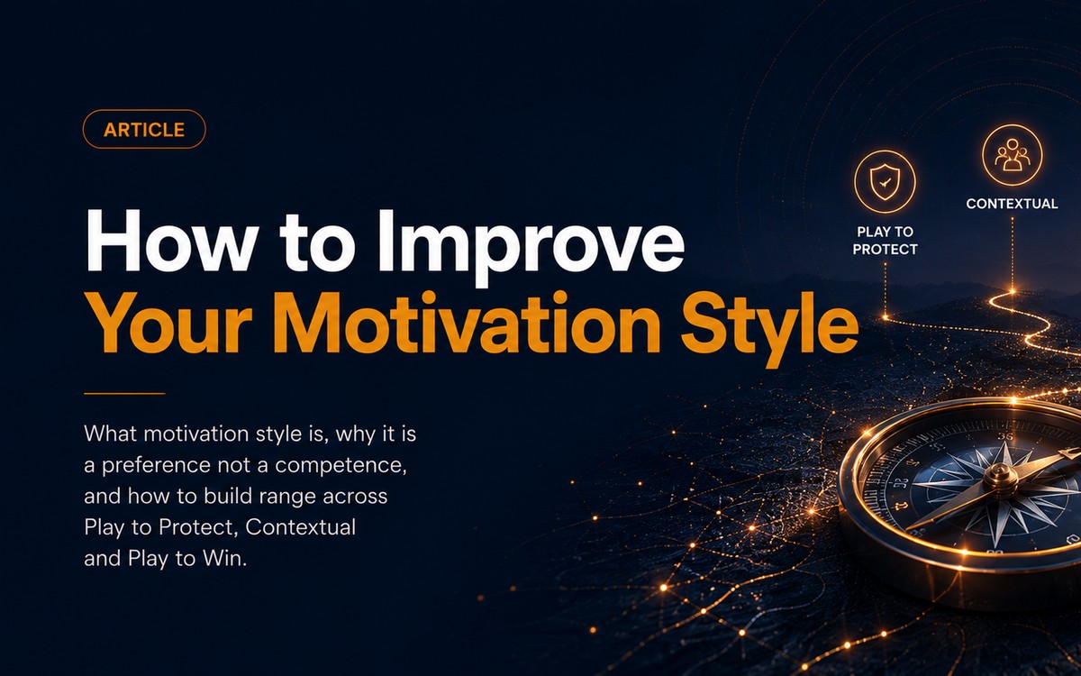 How to Improve Your Motivation Style