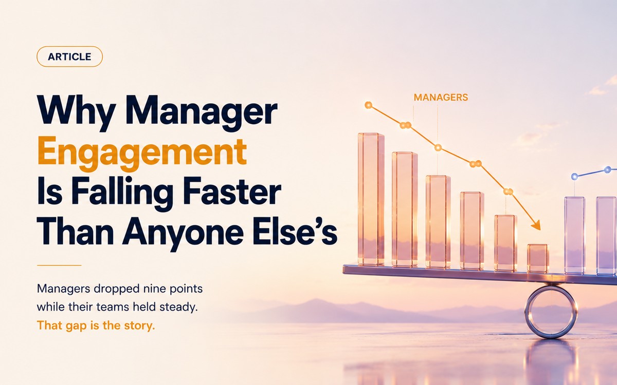 Why Manager Engagement Is Falling Faster Than Anyone Else's