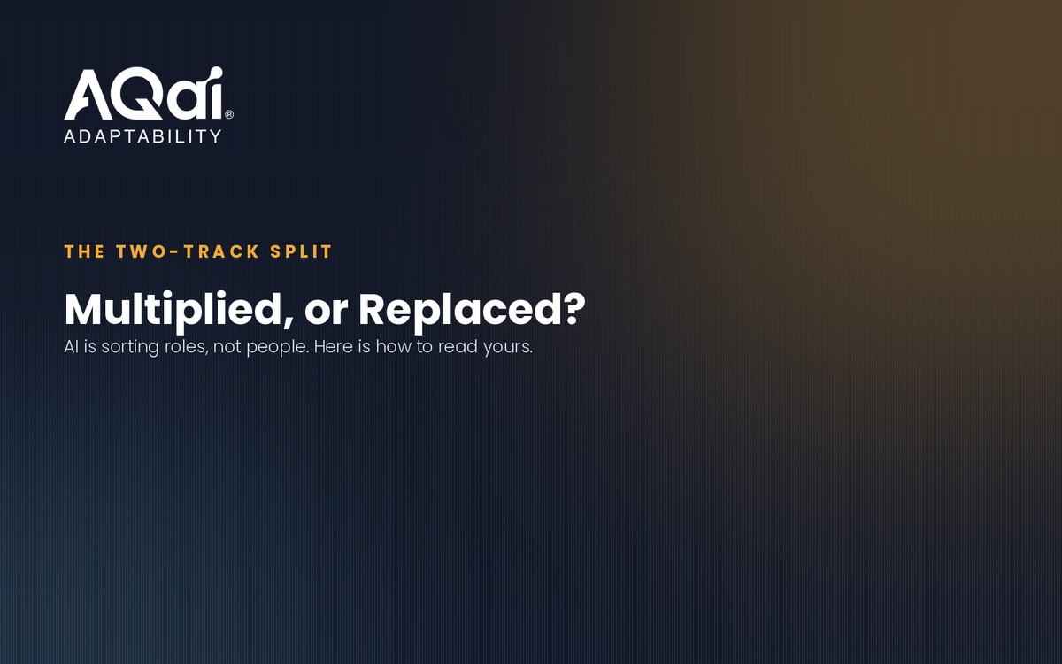 Am I Being Multiplied or Replaced? How to Tell Which Side of the AI Split Your Role Is On