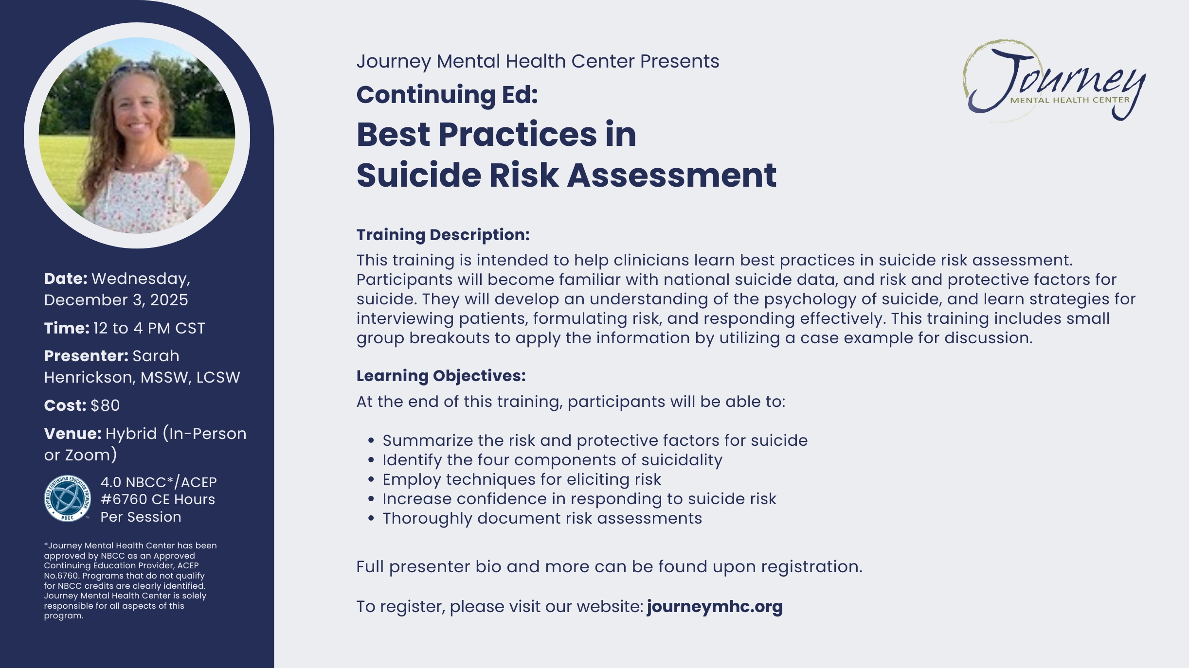 Continuing Ed: Best Practices in Suicide Risk Assessment
