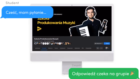 Zdjęcia wsparcia dla studentów