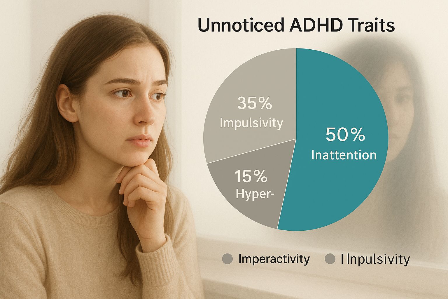Infographic about adhd symptoms in women