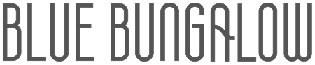 Blue bungalow logo