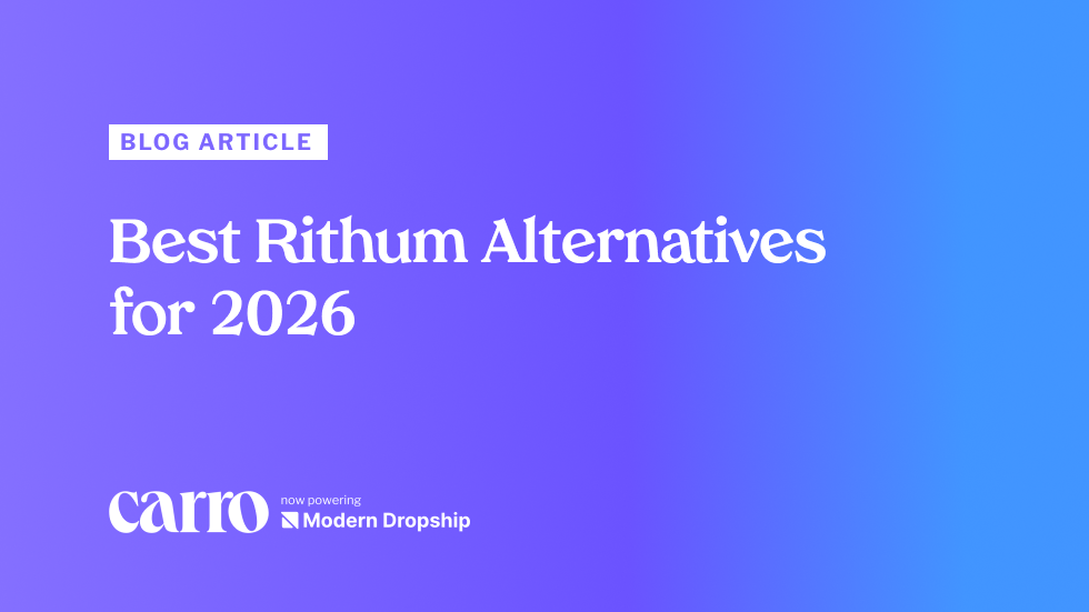 A thumbnail for a blog article on the best Rithum alternatives