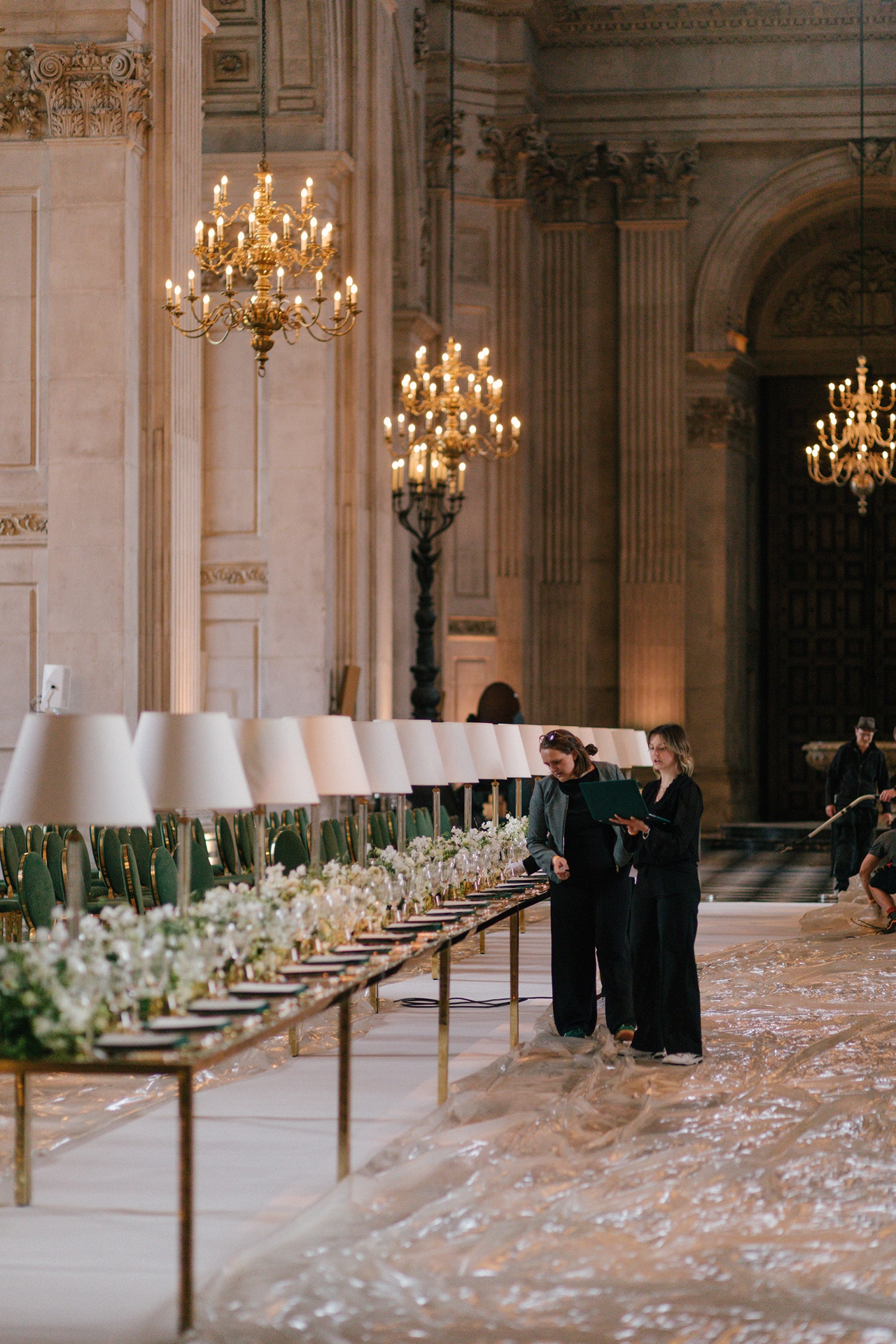 Wedding reception room