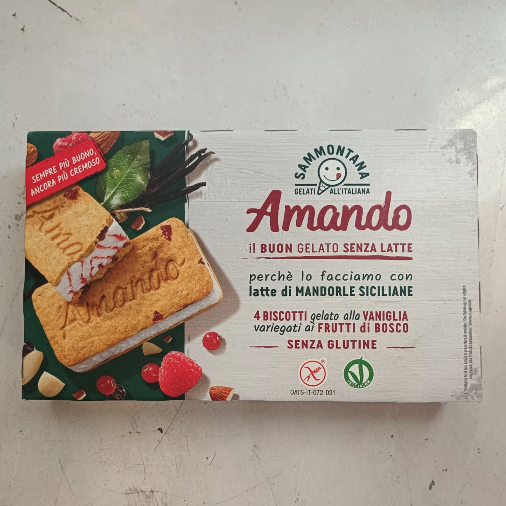 Biscotto Amando con Frutti di Bosco