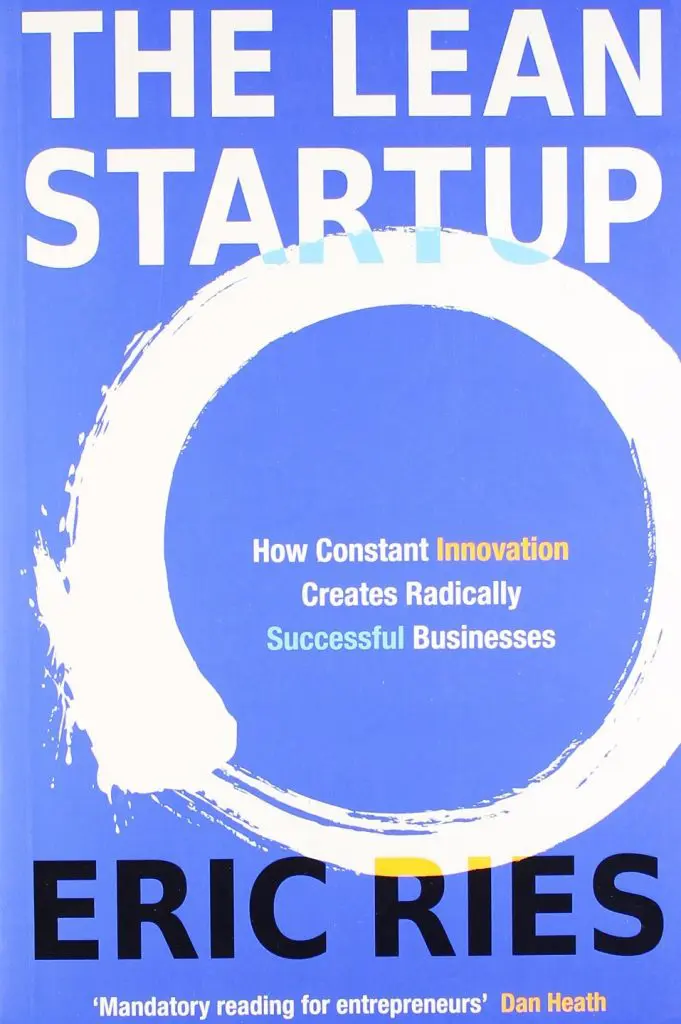The Lean Startup by Eric Ries — book cover
