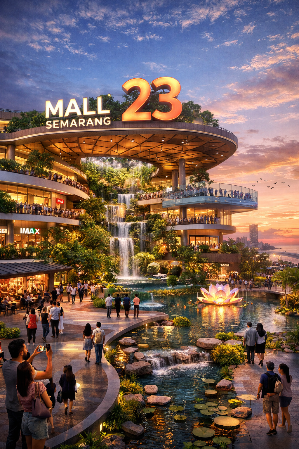 23 Semarang Shopping Center, Destinasi Urban Forest yang Instagramable