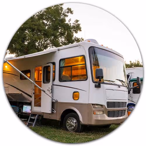 exterior of rv - Motor Home/RV Insurance concept