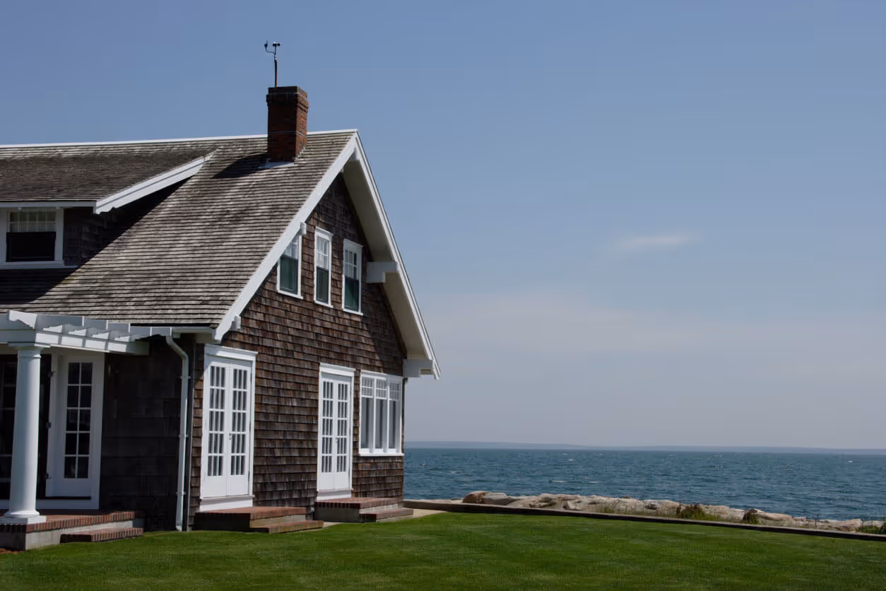 NH Airbnb Insurance concept - Seaside Cape ocean house