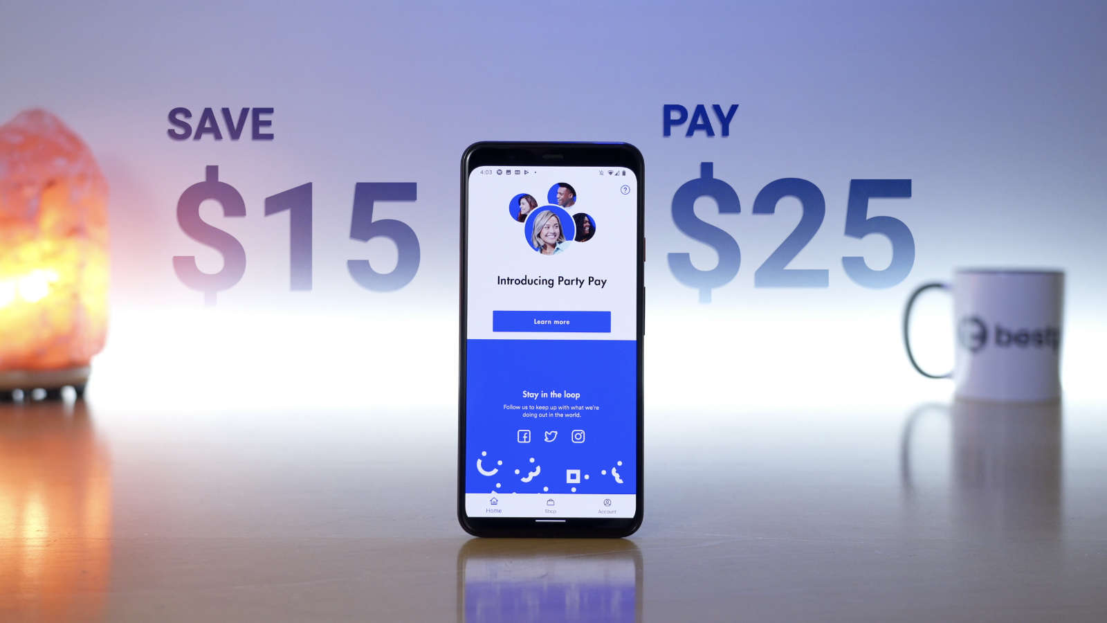 Visible Party Pay infographic