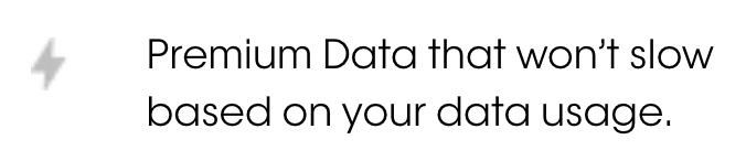 Cricket's Unlimited More plan includes unlimited premium data