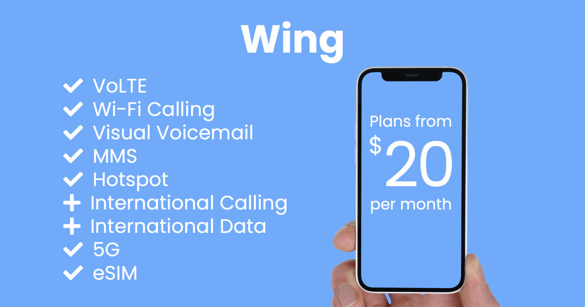 Wing plan features and starting price