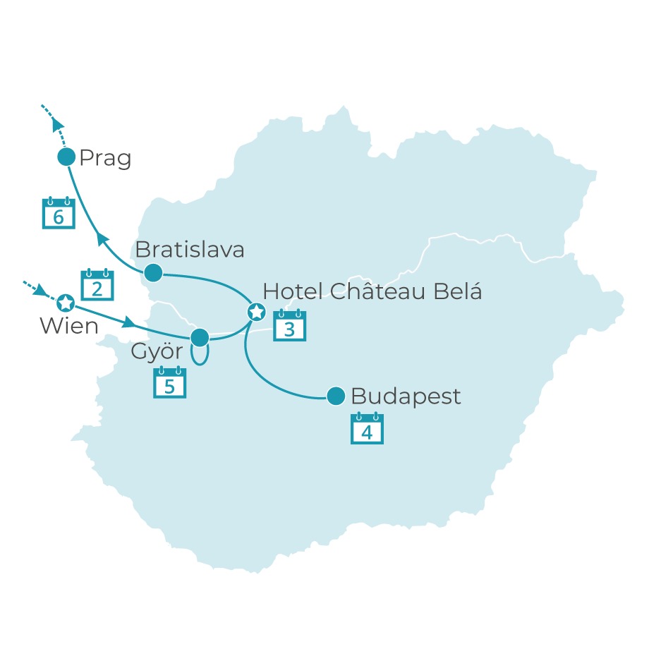 königlicher Hochgenuss im Château Belá