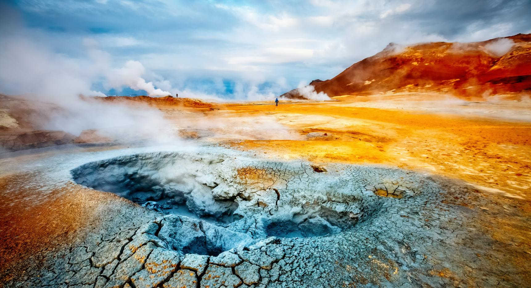Geothermische Gebiet Hverir (einfache Lizenz)