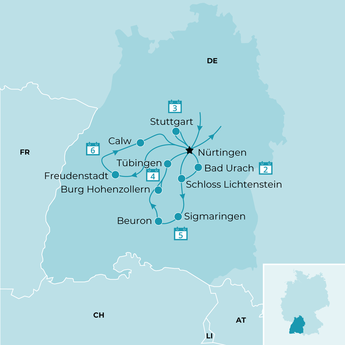 Schlösser, Alb & Naturvielfalt