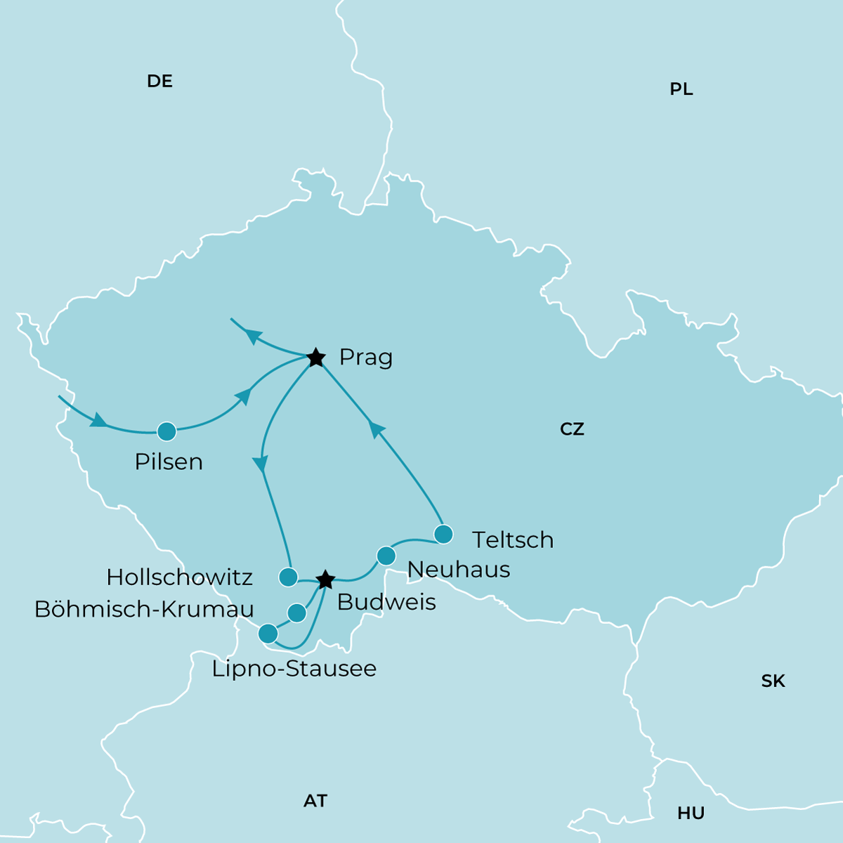 versteckte Juwelen an der Moldau