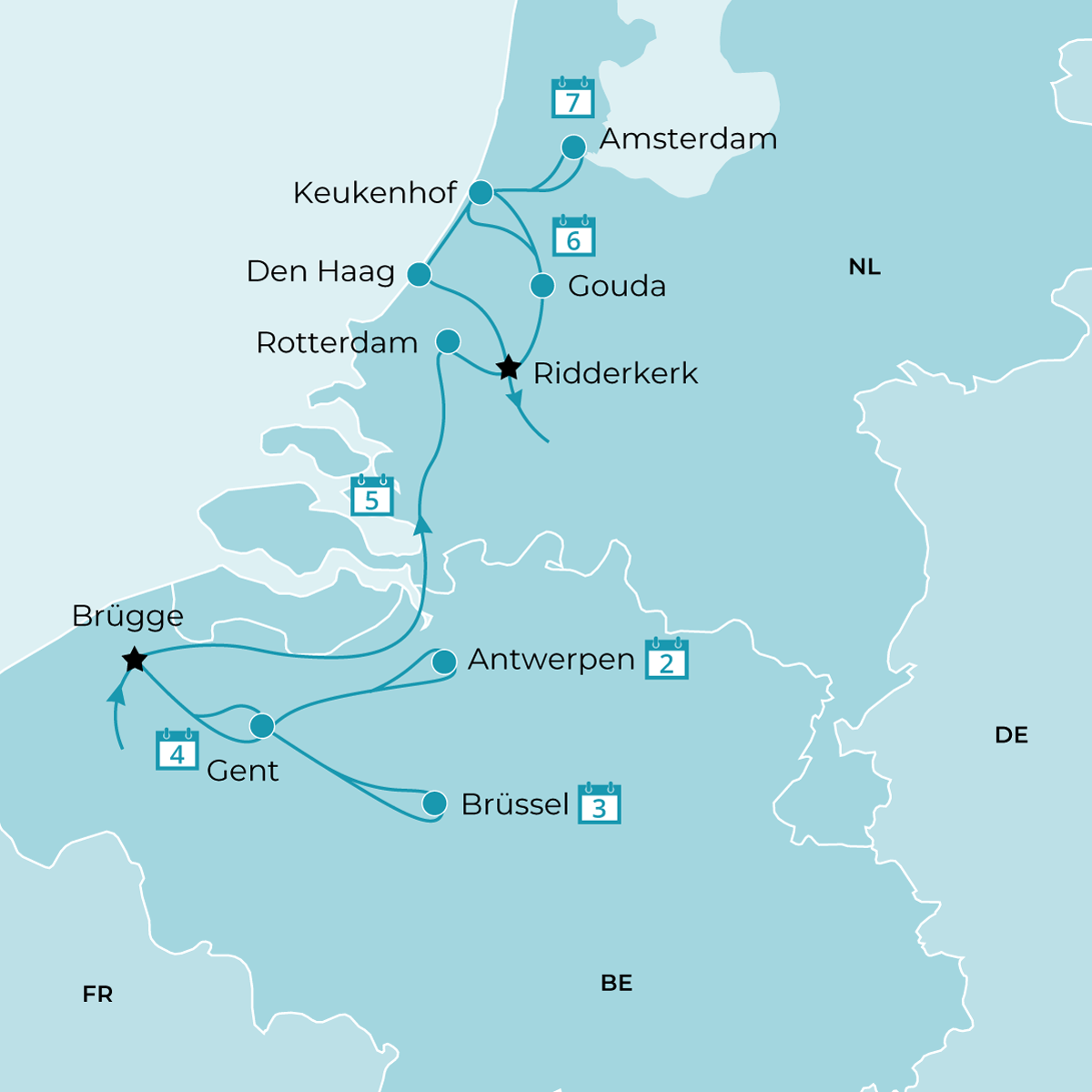 Historische Städte & blühende Landschaften