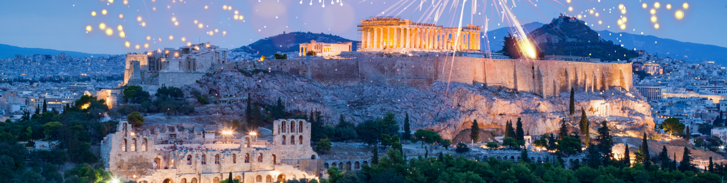 Athen Silvester (einfache Lizenz)