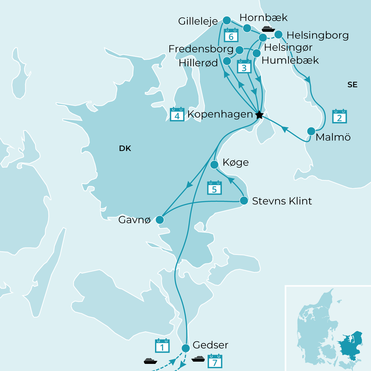 Kopenhagen & Seeland – Königsschlösser, Steilküsten und dänische Lebensart