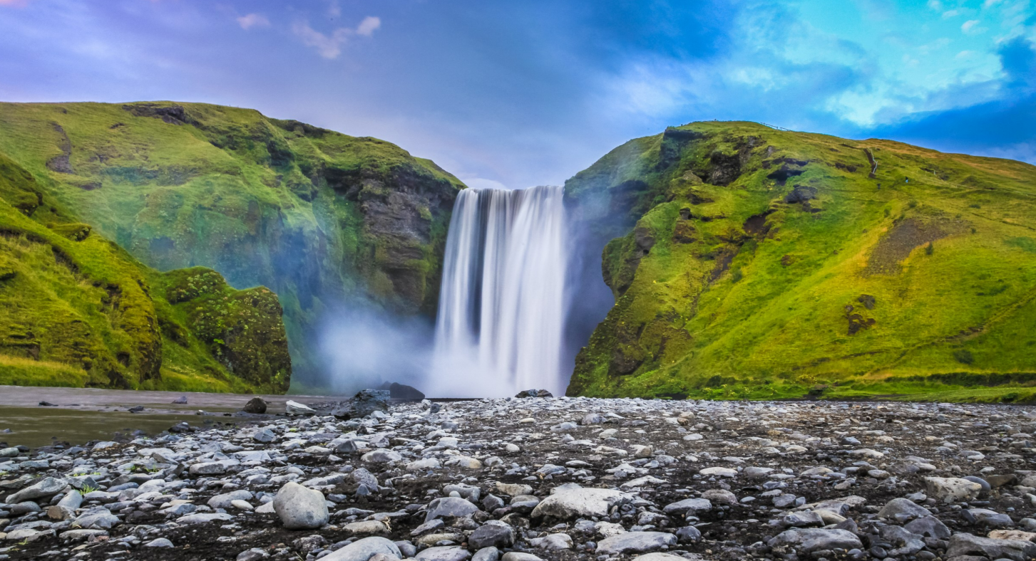 Skogafoss Wasserfall (einfache Lizenz)