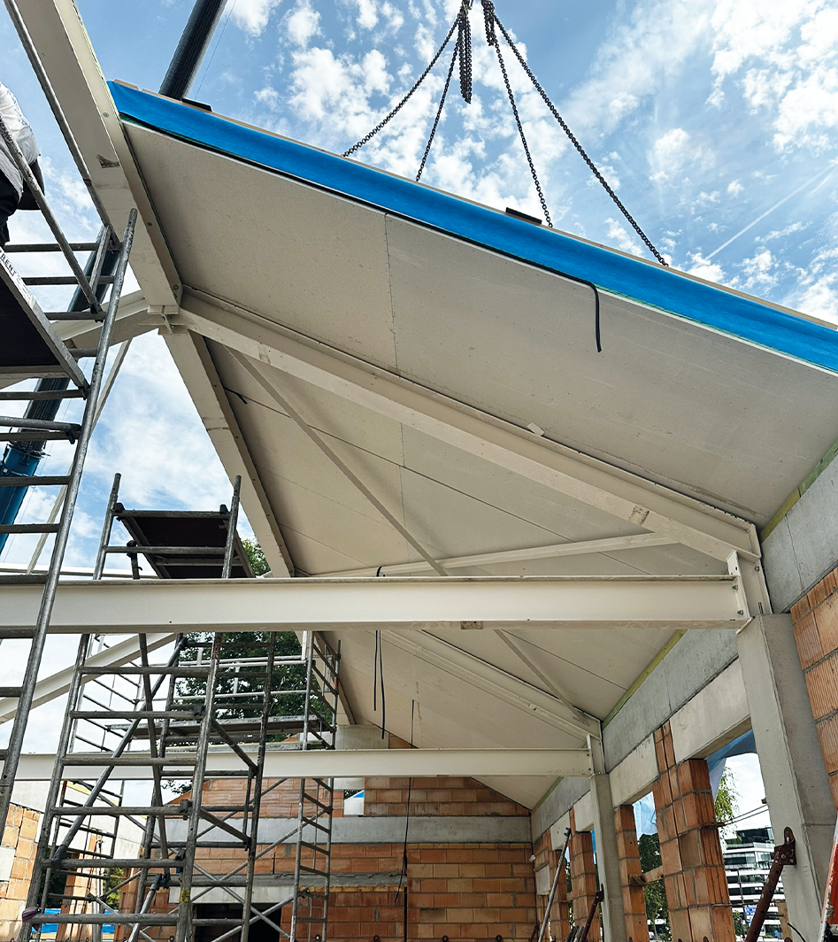 ModuDeck bij scoutslokalen Hasselt