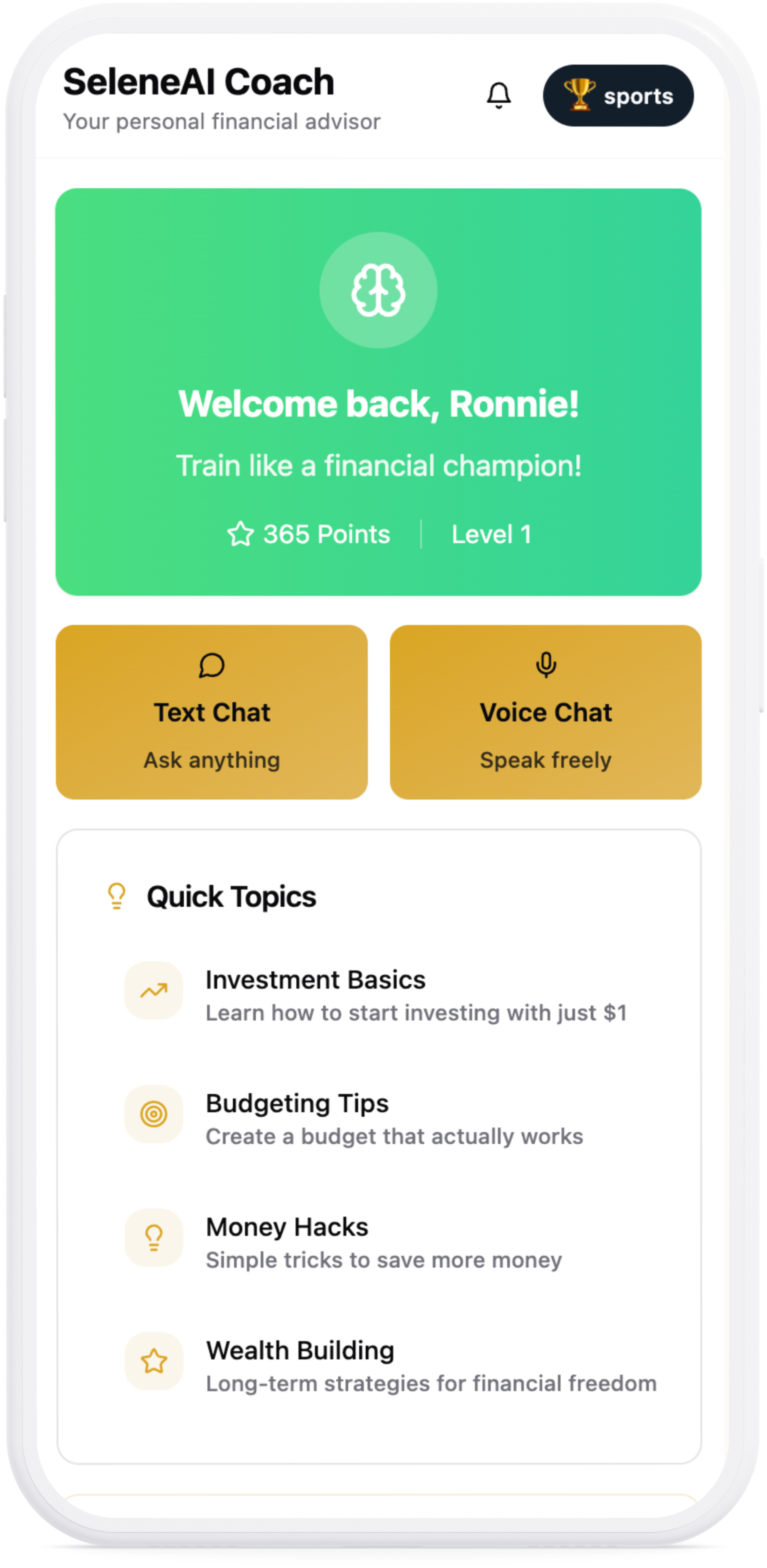 AI financial coach for credit unions to offer their members