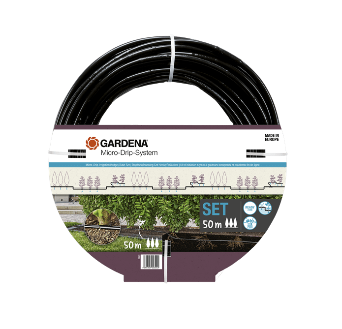 Tropfbewässerung Set Hecken-Büsche 50m
